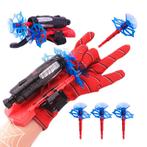 Spidey Web Shooter Handschoen met 3 Pijltjes - Spider, Ophalen of Verzenden, Nieuw