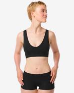 HEMA Damesboxer naadloos rib zwart 4=35% / 3=25% / 2=15%, Verzenden, Zwart