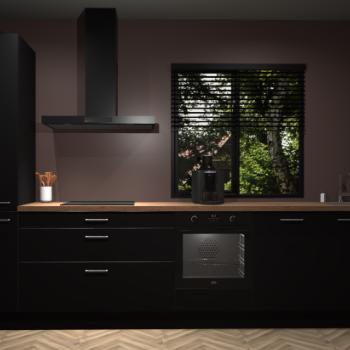 Zwarte keuken Cuba 29517, Huis en Inrichting, Keuken | Complete keukens, Verzenden