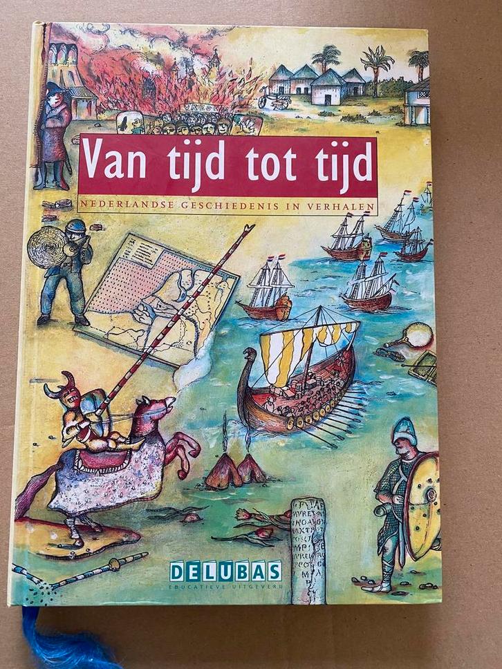 Van Tijd tot Tijd - Nederland geschiedenis 40 Kinderverhalen, Boeken, Kinderboeken | Jeugd | 10 tot 12 jaar, Non-fictie, Zo goed als nieuw