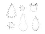 Kerst Koekvormpjes 6 delig, Verzenden, Nieuw