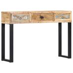 vidaXL Wandtafel 110x30x76 cm massief mangohout, Huis en Inrichting, Tafels | Bijzettafels, Verzenden, Nieuw