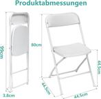 Klapstoelen - Vouwstoelen - Set van 6 - Eettafelstoelen - Wi, Verzenden, Zo goed als nieuw