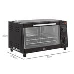 Minibackofen 9L Mini Oven Met Bakplaat, Grillrooster, 100 °C, Verzenden, Nieuw
