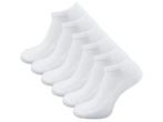 6 paar Badstof sneakersokken - SQOTTON® - Wit, Kleding | Heren, Verzenden, Nieuw