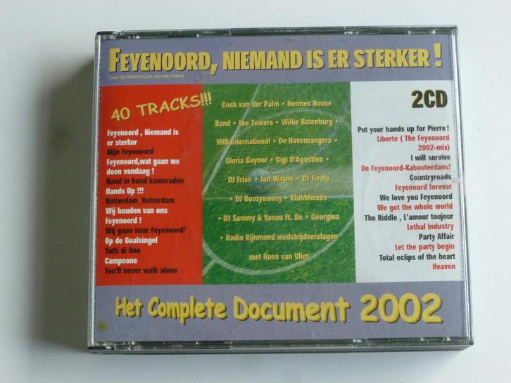 Feyenoord, Niemand is er sterker! - Het Complete Document 20, Cd's en Dvd's, Cd's | Nederlandstalig, Zo goed als nieuw, Verzenden