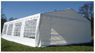 Classic Plus Feesttent PVC 3x10x2 mtr in Wit (3x10 meter), Tuin en Terras, Partytenten, Nieuw, Verzenden