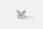 Cocktailring - 18 karaat Witgoud - 5.77ct. tw. Olivijn -