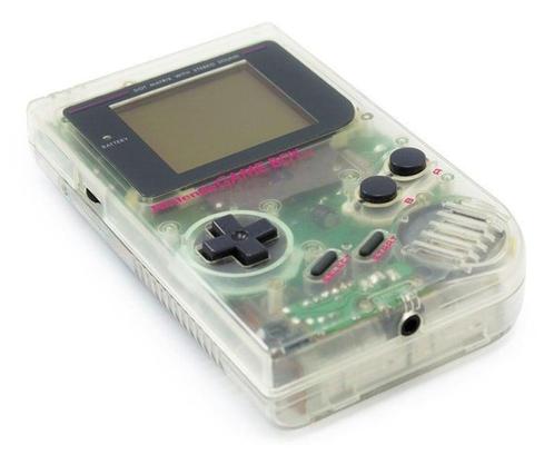 Nintendo Game Boy Classic Transparant (Nette Staat & Kras..., Spelcomputers en Games, Spelcomputers | Nintendo Game Boy, Zo goed als nieuw