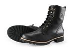Panama Jack Veterboots in maat 38 Zwart, Verzenden, Zwart, Overige typen, Zo goed als nieuw