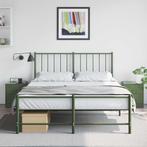 vidaXL Nachtkastjes 2 st 34,5x39x44 cm staal groen, Huis en Inrichting, Slaapkamer | Nachtkastjes, Minder dan 45 cm, Nieuw, Minder dan 55 cm
