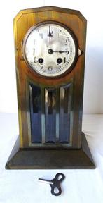 Amsterdamse School klok - Junghans - Art Deco Messing -