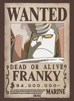 Poster One Piece Wanted Franky 38x52cm, Verzenden, Nieuw, A1 t/m A3