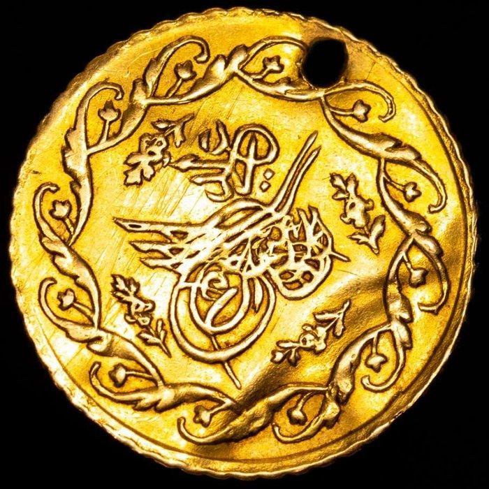 Ottomaanse Rijk. Mahmud II. 1 Mahmudiye 1254 H (1838 AD), Postzegels en Munten, Munten | Azië