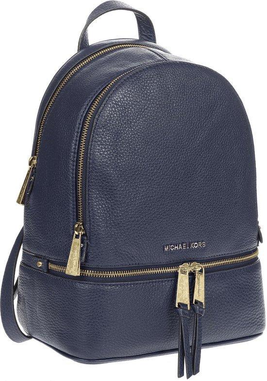 Michael Kors Rhea small - Rugtas - Blauw, Sieraden, Tassen en Uiterlijk, Tassen | Rugtassen, Verzenden