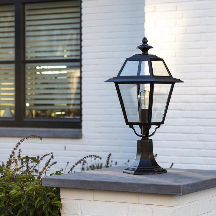 Brunssum sokkel Tuinverlichting Tuinverlichting klassiek, Tuin en Terras, Buitenverlichting, 50 tot 250 watt, Nieuw, Aluminium