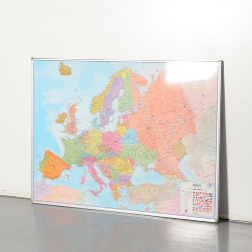 Officenow landkaart, Europa, 142 x 103 cm, Zakelijke goederen, Kantoor en Winkelinrichting | Kantoormeubilair en Inrichting, Ophalen of Verzenden