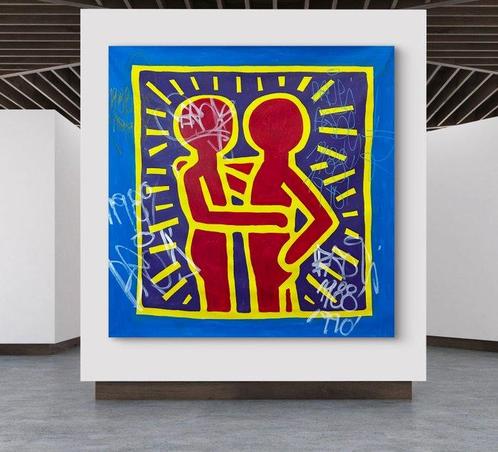Freda People (1988-1990) - Super Rare Haring, Antiek en Kunst, Kunst | Schilderijen | Modern