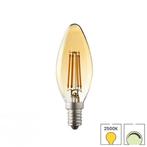 E14 LED lamp | Kaarslamp | 4 watt 2500K warm wit | Dimbaar, 30 tot 60 watt, Led-lamp, Verzenden, E14 (klein)