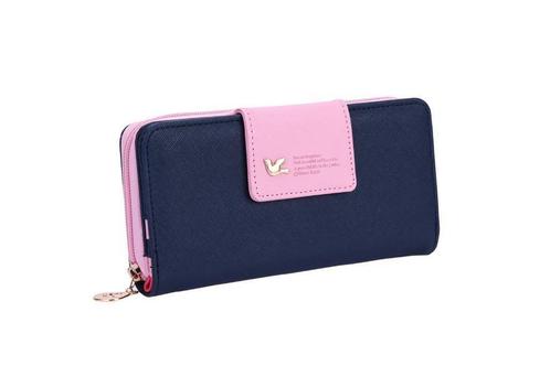 ZILOU Overslagportemonnee Clutch Portefeuille Blauw [TIP!], Sieraden, Tassen en Uiterlijk, Portemonnees, Blauw, Nieuw, Overige merken