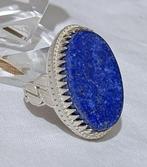 Lapis lazuli - Zilver - Ring, Antiek en Kunst