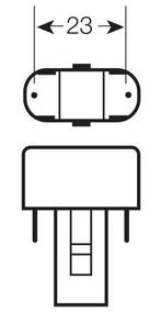 Osram Puritec HNS 5W G23 OFR UV-C Lengte 10.8cm, Nieuw, Ophalen of Verzenden