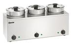 Bartscher Bain Marie | Hotpot | RVS | 3x 3.5L | 230V | 610x2, Zakelijke goederen, Horeca | Keukenapparatuur, Ophalen of Verzenden