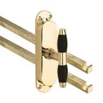 Kruk-espagnolet Bonton ebben messing ongelakt inclusief 2, Verzenden, Nieuw