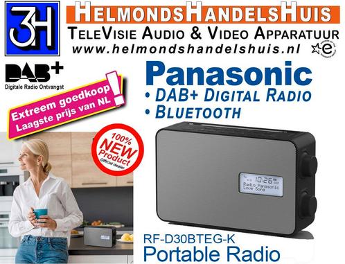 Panasonic | DAB+ digitale (nood) radio | Bluetooth | Nieuw, Audio, Tv en Foto, Radio's, Radio, Nieuw, Ophalen of Verzenden