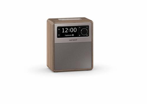 EASY - Draagbare DAB+ Radio + Bluetooth - Walnoot, Audio, Tv en Foto, Radio's, Verzenden