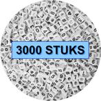 Fako Bijoux® - Cijferkralen Vierkant Bulk - Number Beads -, Verzenden, Nieuw