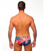 Special Made Turbo Waterpolo broek Usa Vintage Map, Verzenden, Nieuw