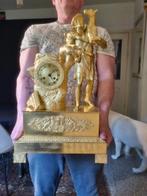 Figurale pendule Empire - Verguld brons - 1820 - Sint-Jan de, Antiek en Kunst, Antiek | Klokken