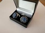 Zonder Minimumprijs - Manchetknopen Zilver Lapis lazuli