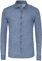 Desoto Shirt Kent Linen Stripes Navy maat 3XL Heren, Kleding | Heren, Overhemden, Verzenden, Nieuw, Blauw, Desoto