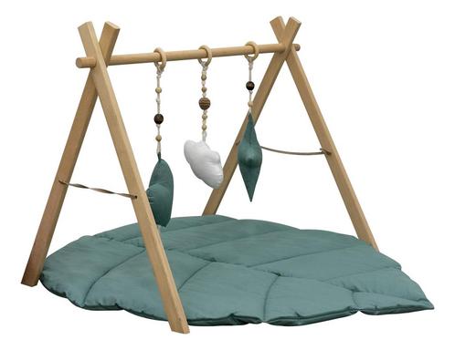 Mordesign Emerald Green Baby Gym met Speelkleed D-15, Kinderen en Baby's, Speelgoed | Babyspeelgoed, Speelkleed, Nieuw, Verzenden