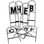 Manegeletters ABCEMHKF set van 8, Ophalen of Verzenden, Nieuw