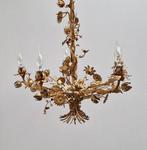 Exceptionele Bloemen&Bladeren Gold Leaf Chandelier -