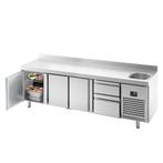 GGM Gastro | Koelwerkbank Premium PLUS - 2452x700mm - met 1, Verzenden, Nieuw in verpakking