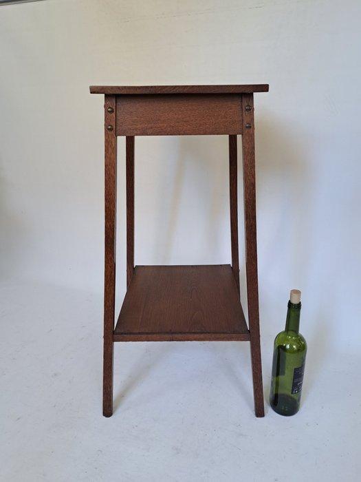 Bijzettafel - Eik - Plantentafel. Piedestal, Antiek en Kunst, Kunst | Designobjecten