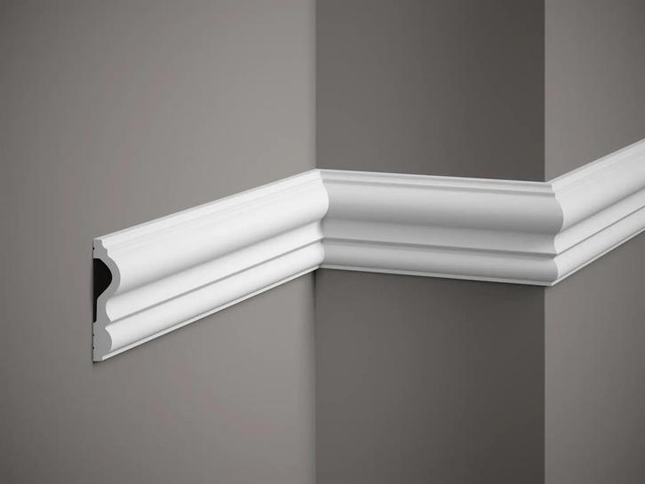 Plint MD338 (80 x 21 mm), lengte 2 m, Doe-het-zelf en Verbouw, Plinten en Afwerking, Nieuw, Ophalen of Verzenden