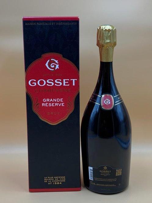 Gosset, Grande Réserve - Champagne - 1 Magnum (1,5 L), Verzamelen, Wijnen