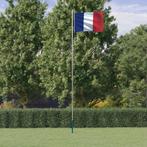 vidaXL Vlag met vlaggenmast Frankrijk 6,23 m aluminium, Verzenden, Nieuw