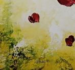NOLAC - NOLAC - Coquelicots en Provence (55x46 cm) - Huile, Antiek en Kunst