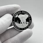 Somalië. 100 Shilling 2025 Wildlife Elephant Silver Coin