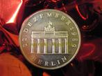 Ddr 20 Mark 1990 Brandenburger Tor zilver zilver, Postzegels en Munten, Munten | Europa | Niet-Euromunten, Verzenden