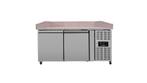 Unnicool Pizzawerkbank | 390L | 2 Deuren | +2°c/+8°c | Gefor, Witgoed en Apparatuur, Koelkasten en IJskasten, Ophalen of Verzenden