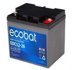 Ecobat AGM Deep Cycle accu | EDC12-26 | 12V 26Ah, Auto-onderdelen, Accu's en Toebehoren, Ophalen of Verzenden, Nieuw