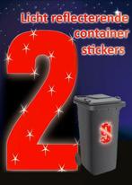 Plaknummers containerstickers reflecterende huisnummers neon, Nieuw