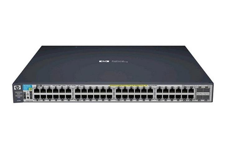 HP ProCurve 3500-48G-PoE 48-Port Managed Stackable Gigabit, Computers en Software, Netwerk switches, Zo goed als nieuw, Ophalen of Verzenden